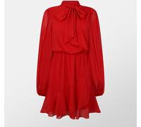 Ted Baker Zebrina Neck Tie Dress Rouge 12 (M) Female