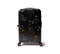 Ted BakerValise Midnight Bloom 68 cm, Format Moyen, Bleu Marine à Motifs Floraux, 4 Roues, ABS, Serrure TSA, Bagage de Voyage de créateur, Format Cabine, Coque Rigide, Compartiments, capacité 77 L