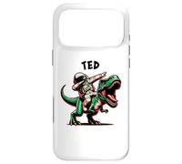 Ted Dabbing Astronaute sur Un Dessin animé Dinosaure Coque pour iPhone 17 Pro Max