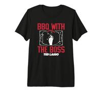 Ted Lasso BBQ with The Boss Quote T-Shirt Haut de Gamme