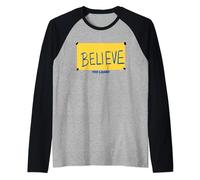 Ted Lasso Believe Sign Manche Raglan