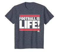 Ted Lasso Football is Life T-Shirt, Enfant, Bleu Chiné, 3 Ans