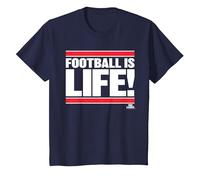 Ted Lasso Football is Life T-Shirt, Enfant, Bleu Marine, 8 Ans