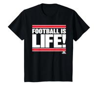Ted Lasso Football is Life T-Shirt, Enfant, Noir, 2 Ans