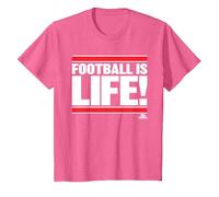 Ted Lasso Football is Life T-Shirt, Enfant, Rose Chiné, 2 Ans