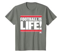 Ted Lasso Football is Life T-Shirt, Enfant, Vert Kaki chiné, 2 Ans