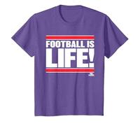 Ted Lasso Football is Life T-Shirt, Enfant, Violet Chiné, 2 Ans