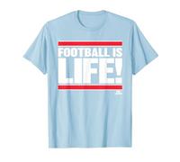 Ted Lasso Football is Life T-Shirt, Homme, Bleu Céleste, S