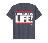 Ted Lasso Football is Life T-Shirt, Homme, Bleu Chiné, 5XL