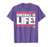 Ted Lasso Football is Life T-Shirt, Homme, Violet Chiné, XL