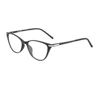 Ted Smith Cat-Eye Monture de lunettes pour femme Noir mat