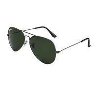 Ted Smith Lunettes de soleil pilotes en polycarbonate avec protection UV pour homme et femme, vert foncé, 60