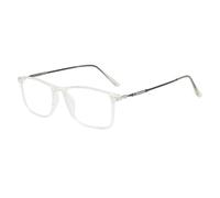 Ted Smith Montures de lunettes rondes pour hommes et femmes, Cristal, 52mm