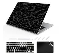 TeDaWen Coque Compatible avec MacBook Air 13.6" 2022 Modèle : Puce A2681 M2, Housse Rigide pour Ordinateur Portable et Housse de Clavier pour MacBook Air 13.6, Blackboard Book 13