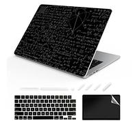 TeDaWen Coque Compatible avec MacBook Air 13.6" 2022 Modèle : Puce A2681 M2, Housse Rigide pour Ordinateur Portable et Housse de Clavier pour MacBook Air 13.6, Blackboard Book 16