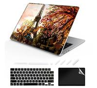 TeDaWen Coque Compatible avec MacBook Air 13.6" Modèle 2022 : Puce A2681 M2, Housse Rigide pour Ordinateur Portable et Housse de Clavier pour MacBook Air 13.6, Peint lcity 13