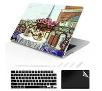 TeDaWen Coque Compatible avec MacBook Air 13.6" Modèle 2022 : Puce A2681 M2, Housse Rigide pour Ordinateur Portable et Housse de Clavier pour MacBook Air 13.6, Peint lcity 15