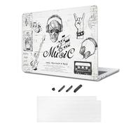 TeDaWen Coque Compatible avec MacBook Air 13,6 Pouces 2025-2022 Release A3240 M4 A3113 M3 A2681 M2 Chip, Motif imprimé Coque Rigide pour Ordinateur Portable pour MacBook Air 13,6 - Graffiti créatif