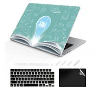 TeDaWen Coque compatible pour MacBook Air 13,6" version 2022 modèle : puce A2681 M2, housse rigide à motif imprimé pour ordinateur portable et housse de clavier pour MacBook Air 13.6, ampoule froide 2