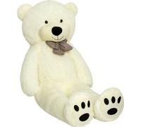 TEDBI XXL Grand Ours en peluche Peluche tissu animal Teddy Bär S01, Couleur:Crème, Taille:XXXL - 200cm