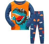TEDD Garçons Ensembles de Pyjama Coton Mignonne Dinosaure Bébé Noël Vêtements de Nuit pour Enfants 1-12 Ans