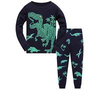 TEDD Garçons Ensembles de Pyjama Coton Mignonne Dinosaure Bébé Noël Vêtements de Nuit pour Enfants 1-12 Ans