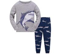 TEDD Garçons Ensembles de Pyjama Coton Mignonne Dinosaure Bébé Noël Vêtements de Nuit pour Enfants 9-10 Ans