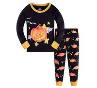 TEDD Garçons Ensembles de Pyjama Halloween Coton Mignonne Bébé Noël Vêtements de Nuit pour Enfants 4-5 Ans