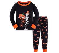 TEDD Garçons Ensembles de Pyjama Halloween Coton Mignonne Bébé Noël Vêtements de Nuit pour Enfants 9-10 Ans