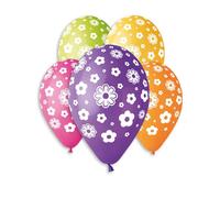 TEDDIES Ballons gonflables - Fleurs, 5 pièces