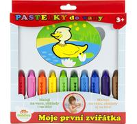 Teddies Bath Crayons My First Animals 10 pcs avec éponge dans la boîte MPZ