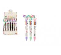 Teddies Crayon/stylo licorne 6 couleurs 17cm plastique 3 couleurs 36pcs en boîte