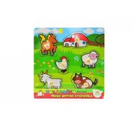 TEDDIES Puzzle en bois Mes premiers animaux