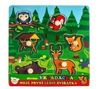 TEDDIES Puzzle en bois Mes premiers animaux de la forêt