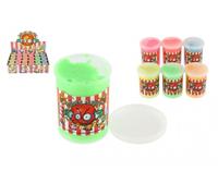 Teddies Slime - masse 80g pétant 6x5cm mélange de sortes 6 couleurs 24pcs en boîte