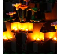 TEDDOO 14 Mini LED 1x1 ensembleKit d’éclairage Lampe Bloc Accessoires USB MOC Lumière Jaune (Compatible avec Les Briques Lego et Autres Marques majeures)