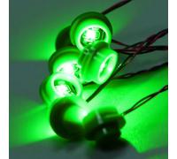 TEDDOO Lot de 14 lumières LED 1 x 1 point circulaire compatible avec Lego Building City Model Set d'accessoires d'éclairage Jouets (lumière verte)
