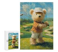 Teddy Bear Golfing Puzzle 1000 Pièces Educa Jouet en Bois Cadeau Unique Décoration Intérieure Jeu Éducatif Challenge Toy Adultes Et Enfants À Partir De 14 Ans 300 PCS