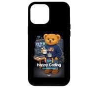 Teddy Bear Happy Coding, Just a Boy Who Loves Coding Coque pour iPhone 12 Pro Max