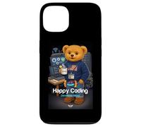 Teddy Bear Happy Coding, Just a Boy Who Loves Coding Coque pour iPhone 13