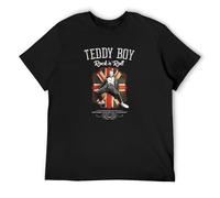 Teddy Boy Rockabilly Music T-Shirt 50S Rock N Roll 50Er Revival Mens Edwardian XXL