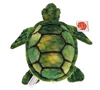 Teddy Hermann Tortue d'eau, animal en peluche, animal marin, peluche, vert, 23 cm