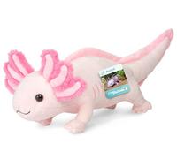 Teddy Hermann 90159 Axolotl 36 cm, édition spéciale « yaqu Pacha », Jouet en Peluche avec Un Contenu recyclé idéal (matériau de Remplissage)