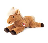 Teddy Hermann 90275 Cheval couché 48 cm, Jouet câlin avec Un Contenu recyclé idéal (matériau de Remplissage)