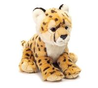 Teddy Hermann 90465 Cheetah 26 cm, Jouet en Peluche avec Un Contenu recyclé idéal (matériau de Remplissage)