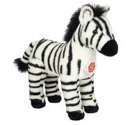 Teddy Hermann Zèbre peluche animal sauvage noir blanc 25 cm