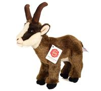 Teddy Hermann 90811 Peau de Chamois Marron 23 cm, Jouet en Peluche avec Un Contenu recyclé idéal (matériau de Remplissage)