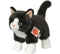 Hermann Teddy Collection - 918202 - Peluche - Chat Debout - 20 cm - Noir/Blanc