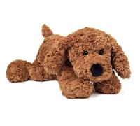 Teddy Hermann Chien en peluche 91974 Suspendu, jouet câlin Marron 28 cm