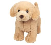Teddy Hermann 91978 Golden Retriever Chien Debout 30 cm, Peluche Durable « Green Friends » avec Un Contenu recyclé idéal (matériau de Remplissage)
